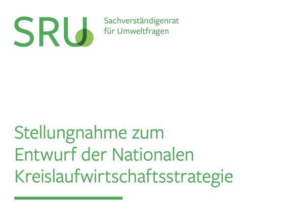 Ausschnitt Titel der Stellungnahme des SRU zur NKWS